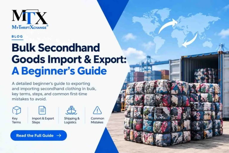 Secondhand Goods Export & Import: A Beginner’s Guide for B2B Buyers